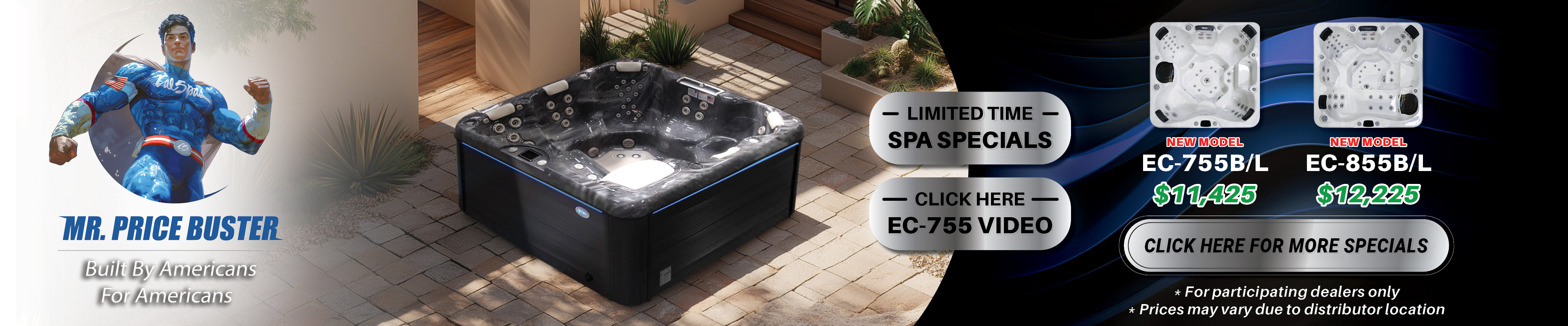 Calspas hot tub being used in a family setting - Palatine